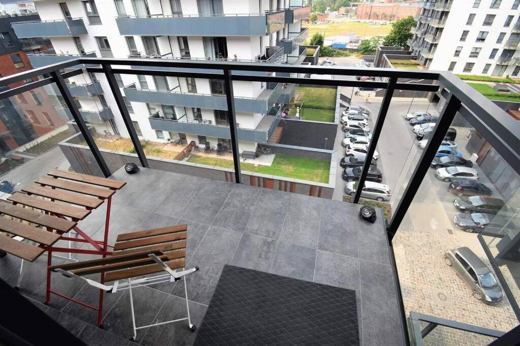 Apartament Blue Bastion Walowa 23C Z Klimatyzacja I Miejscem Parkingowym W Podziemnym Parkingu غدانسك المظهر الخارجي الصورة